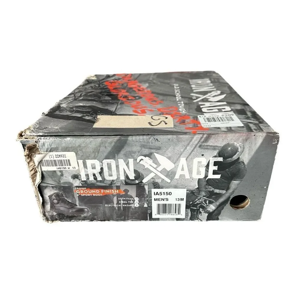 Iron Age IA5150 Ground Finish Men's 6